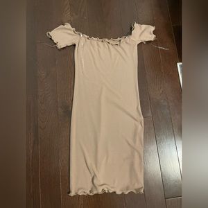Off the shoulders-🤎mini dress